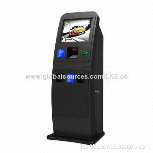 Touch Screen Payment Kiosk with RFID Card Reader and Prepaid Phone Card Dispenser